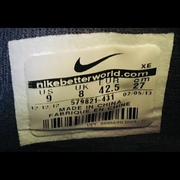 Blue Neon Green MENS Sz 9 Nike Flex 2013 Shoes Athletic Running - Picture 10 of 10